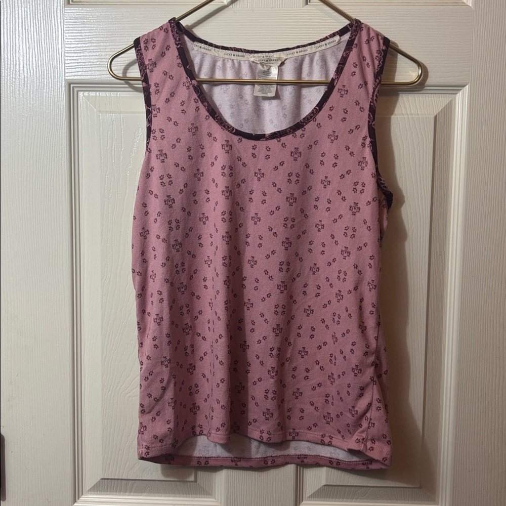 Lucky Brand Purple Velvet Top